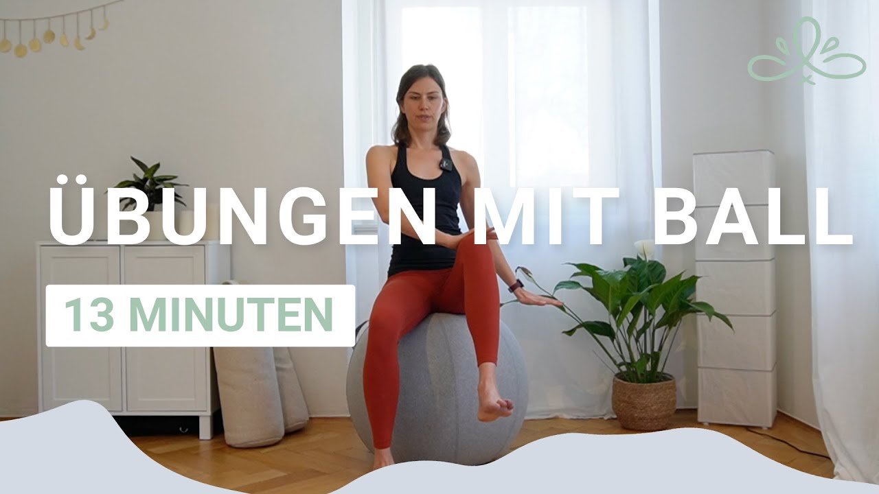 Übungen zur Stabilisierung deiner Körpermitte mit Gymnastikball