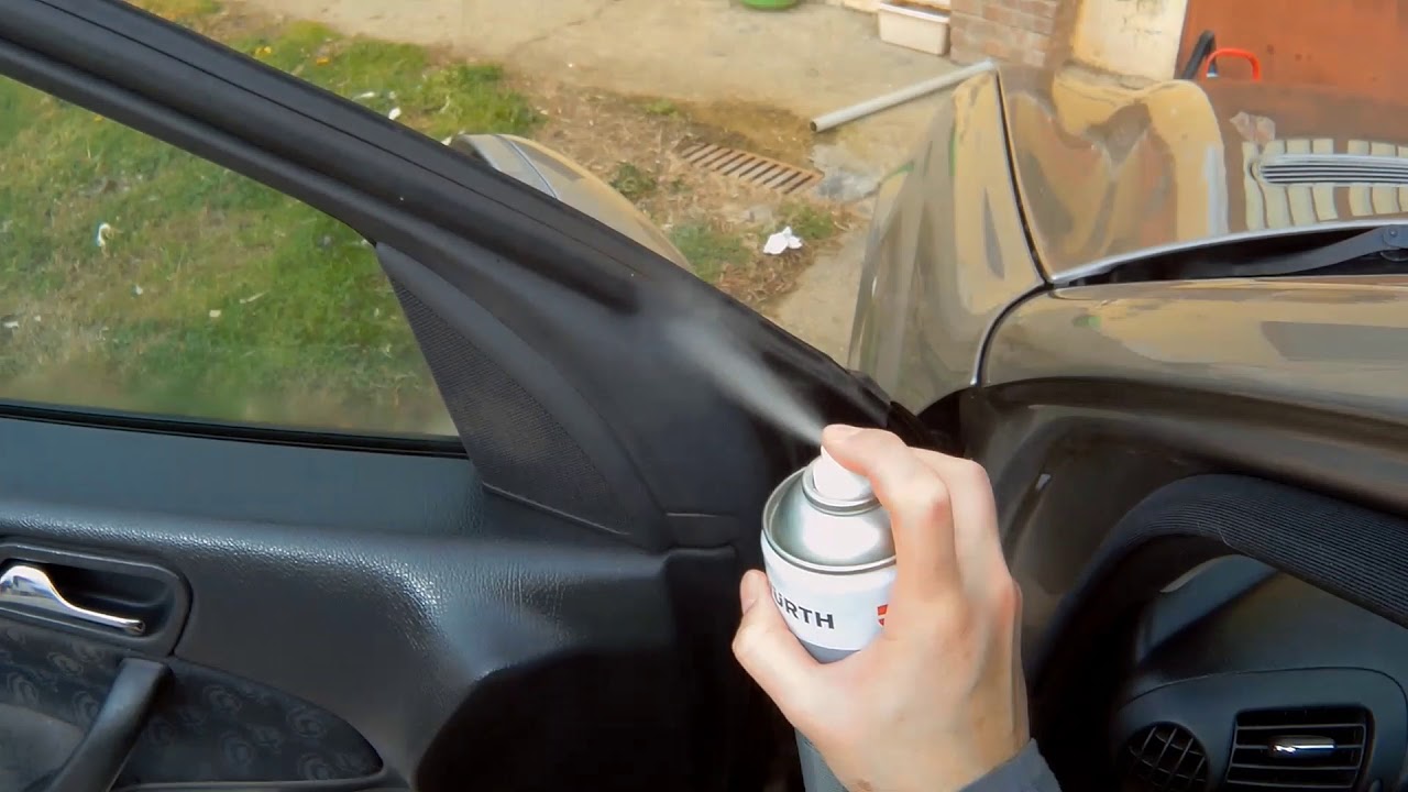 MB W203 - Mantenimiento con lubricante de silicona (tapiceria, gomas, cinturones, limpiaparabrisas)