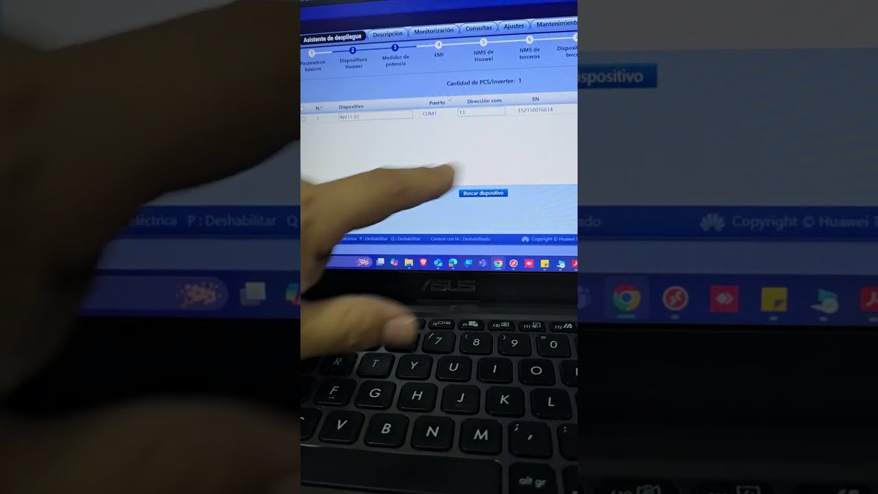 Puesta en marcha de Huawei SmartLogger 3000A