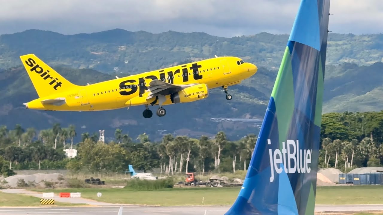 ACTIVIDAD AEREA EN EL AEROPUERTO INTERNACIONAL DEL CIBAO | #aviation #airport #airplane