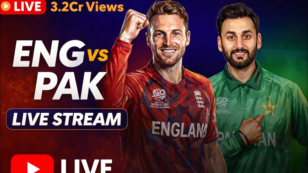 🔴 England vs Pakistan LIVE 🔥 | ENG vs PAK Full Match Streaming