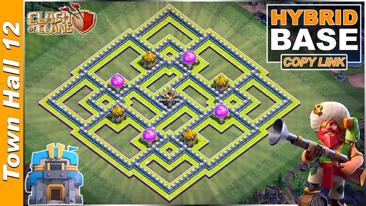 NEW TH12 Base 2021 | Town Hall 12 Trophy/Farming Base with Copy Link - Clash of Clans