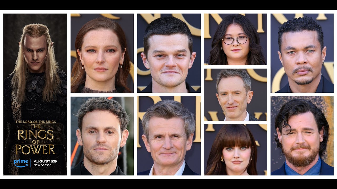 The Lord of the Rings: The Rings of Power Season 2 cast interviews