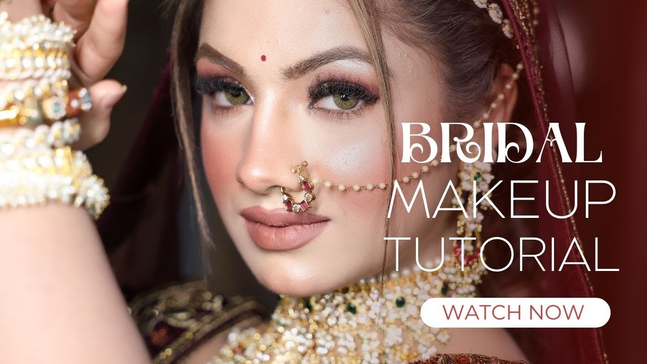Tutorial #3 - Full Bridal Makeup Tutorial | Makeoversbypreetigera | Preetigera | 3rd Tutorial