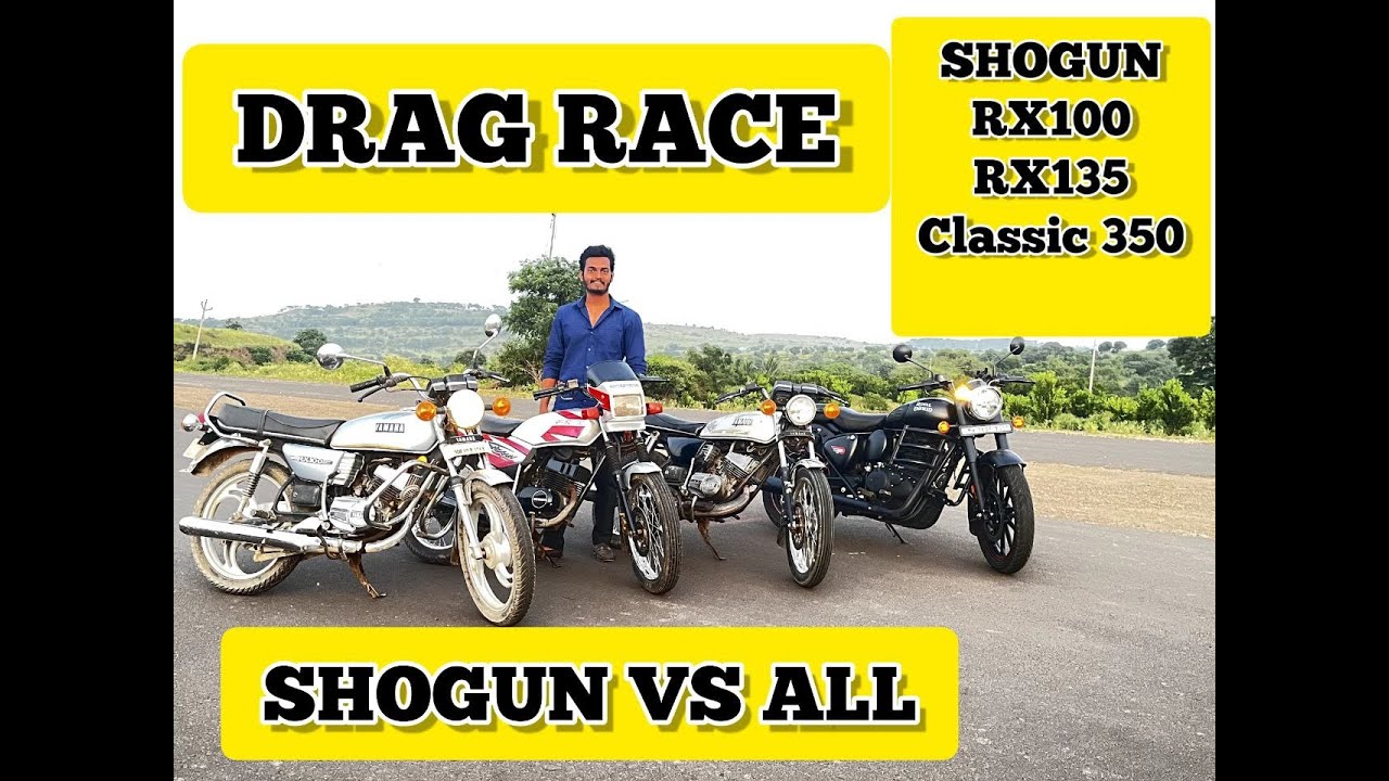 SUZUKI Vs YAMAHA Vs BULLET 350 |SHOCKING RESULT|#suzuki #yamaha#shogun#rx100#rx135#2stroke