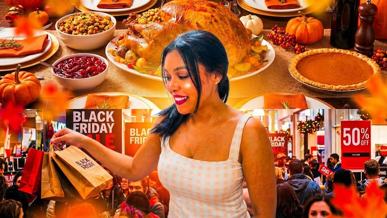 DIA DE AÇÃO DE GRAÇAS + BLACK FRIDAY NOS EUA 🇺🇸 