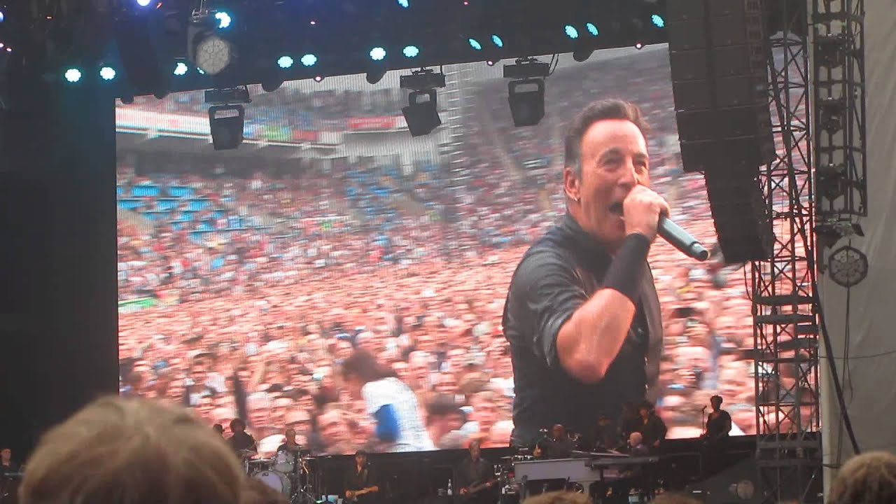 Bruce Springsteen Live 20th June 2013 - tribute to friend and Sax player Clarence Clemons