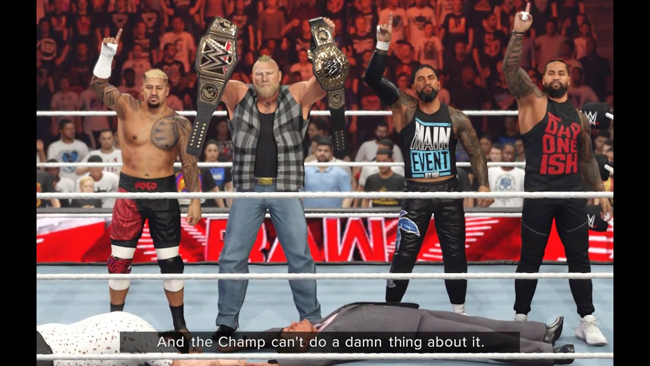 Beast in House ! | Team Dark Horse Vs Blood Line | Road to WrestleMania | WWE2K24 | MyRise