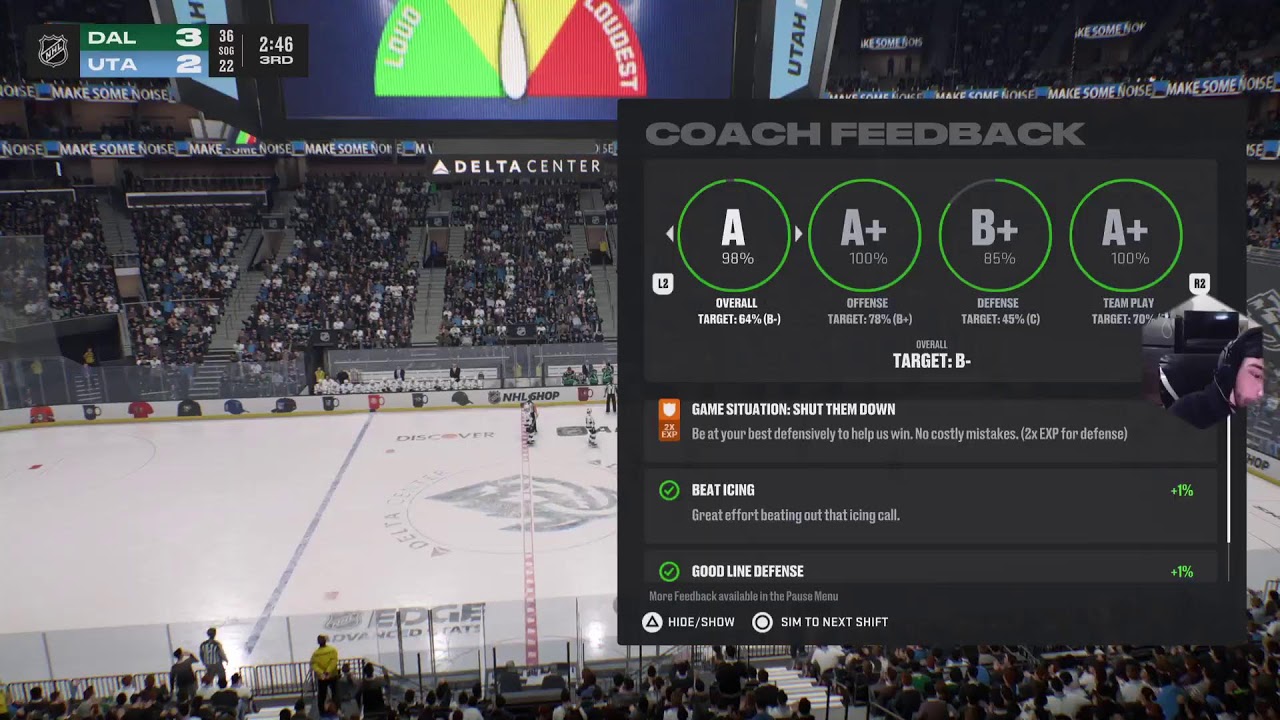 NHL26 career again