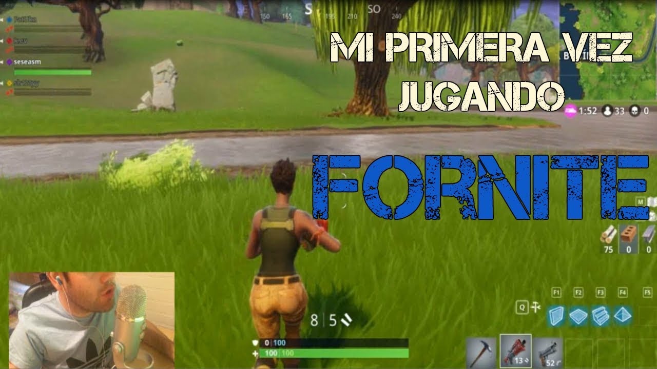 ASMR ESPAÑOL | Gameplay Fortnite: Mi primera vez jugando | Sese ASMR