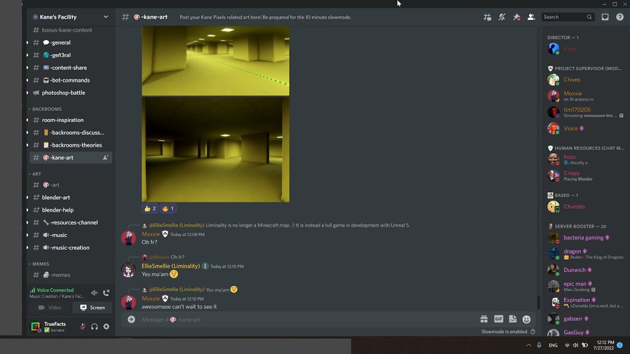 Kane Pixels talks about his next video: Backrooms: Found footage 2. (Not mine)