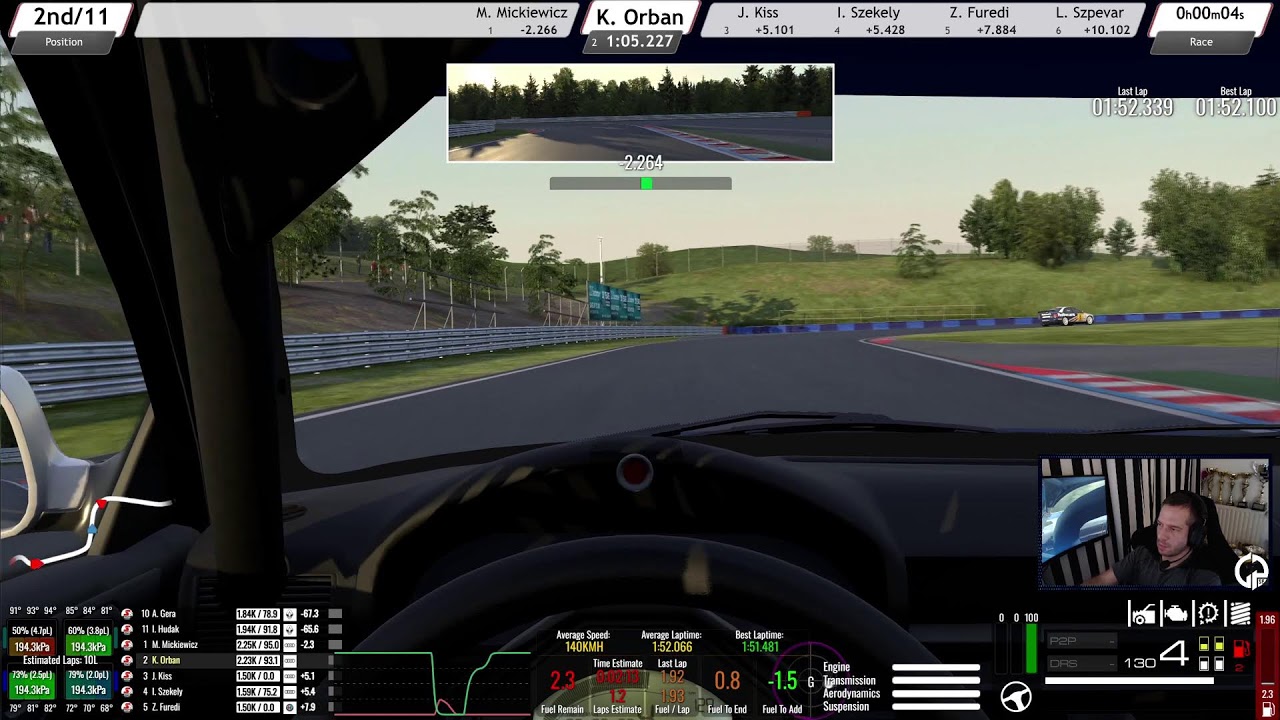RaceRoom - GTR-Masters Super Touring - Hungaroring | GPSE