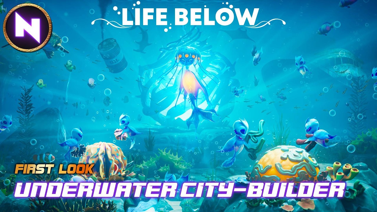 LIFE BELOW: Can't Stop Playing The Most Chill Underwater City-Builder | First Look #ad
