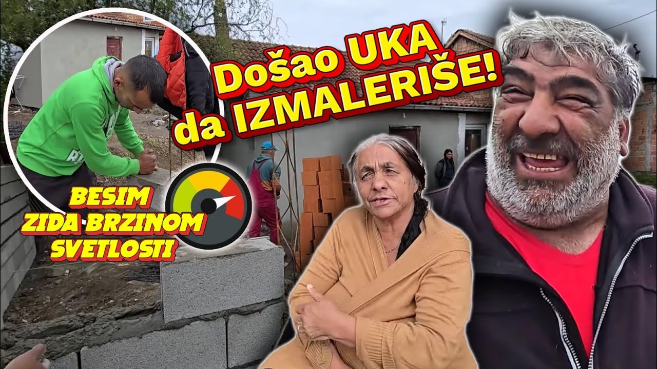 UKA BANUO NA GRADILISTE DA IZMALERISE ,GOtOVA JEDNA STRANA ZIDA I TEMELJ EP 16