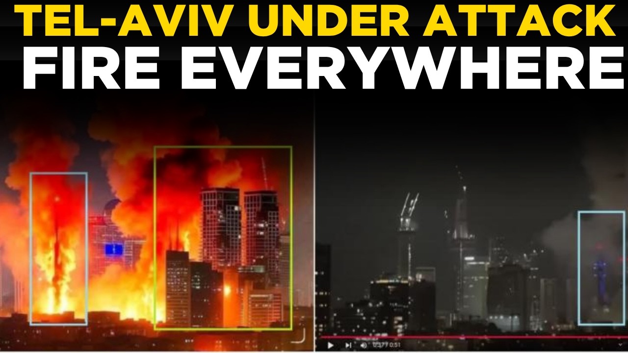 IRAN ATTACKS ISRAEL LIVE : Iran Launches Massive Missile Strike on Israel | TIMES NOW WORLD