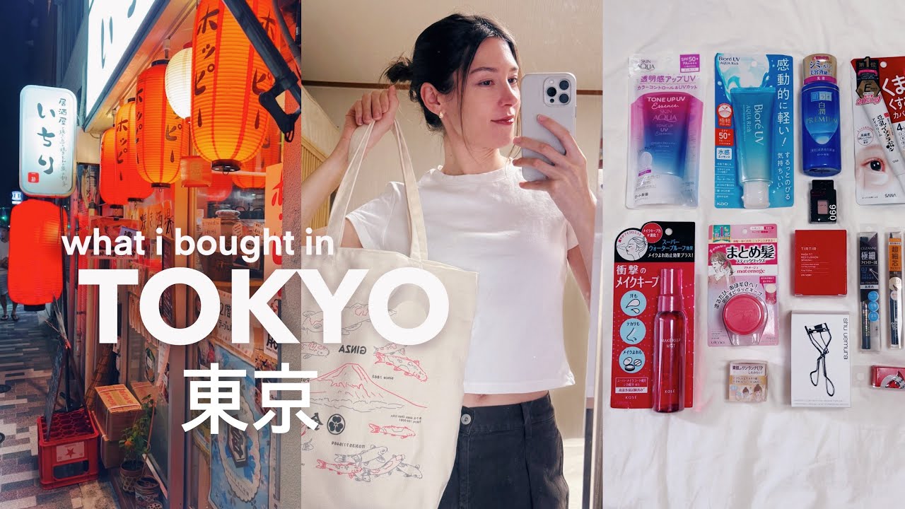 TOKYO shopping haul 🇯🇵 clothes, kitchenware, skincare & makeup, accessories | what i bought in japan