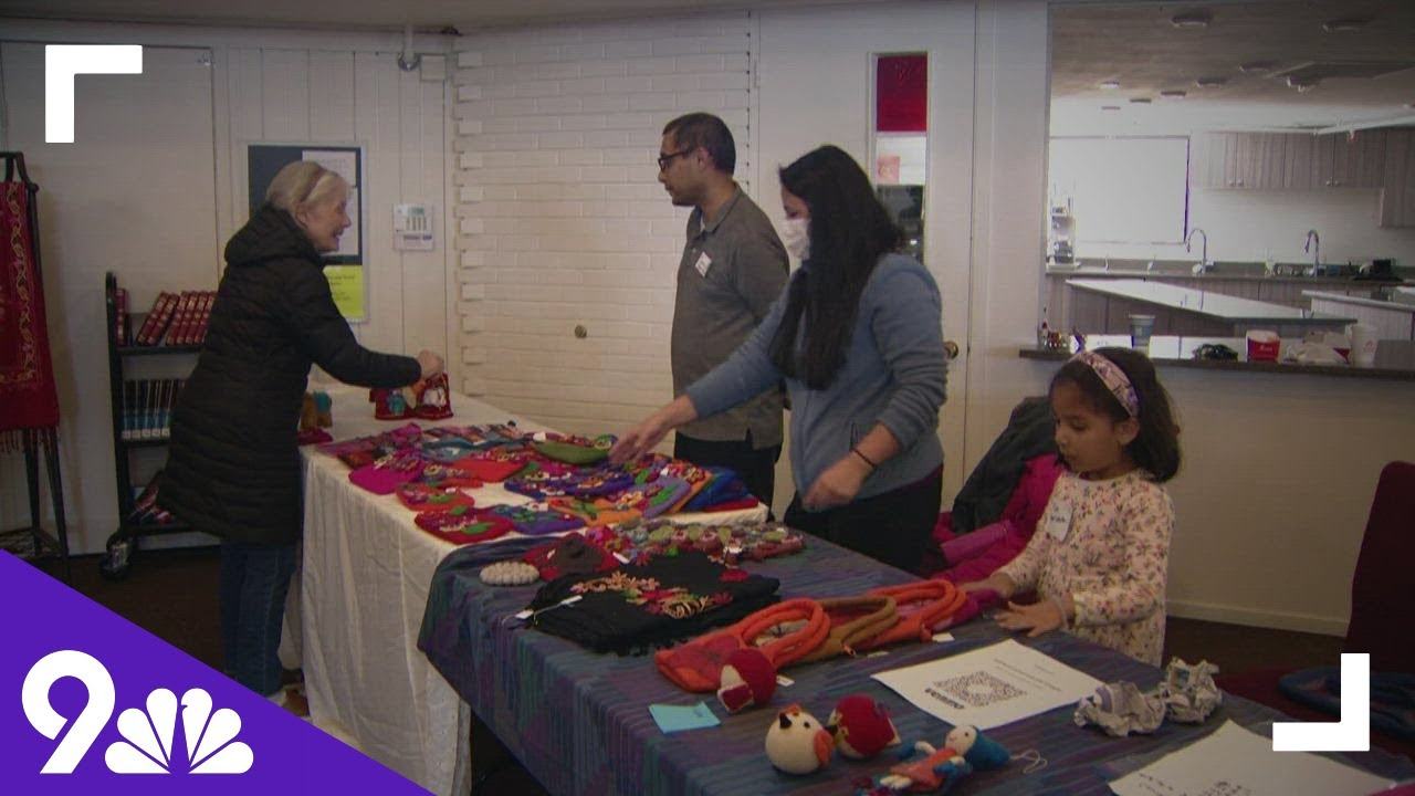 Afghan women hold holiday sale to raise money for families