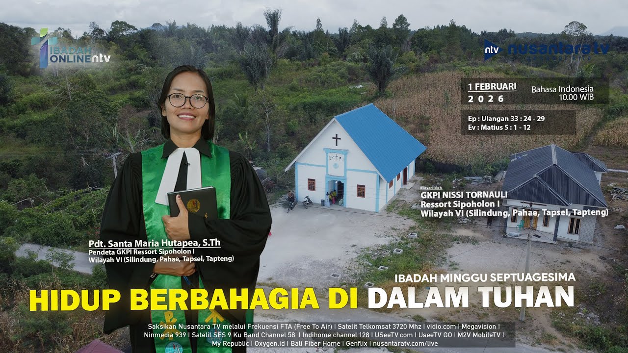 [LIVE] Hidup Berbahagia di Dalam Tuhan | IBADAH ONLINE NTV