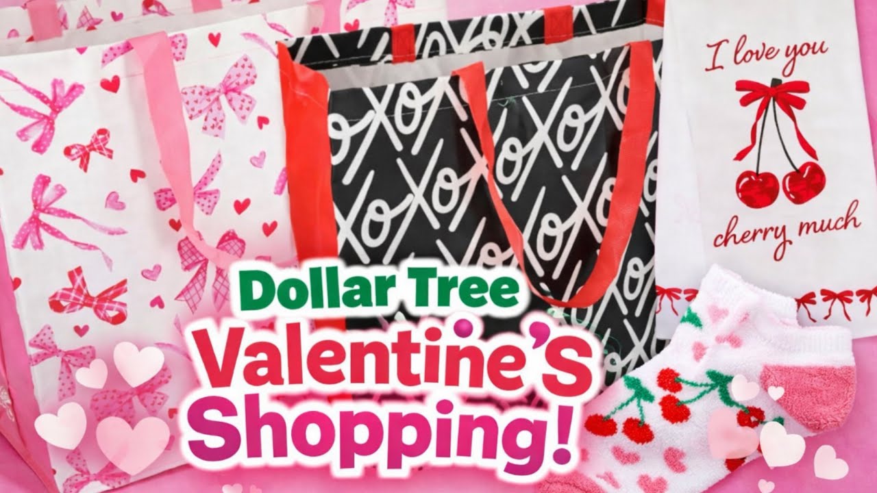 💝 Первый взгляд на товары из Dollar Tree ко Дню святого Валентина 2026 #dollartree #dollartreefin...