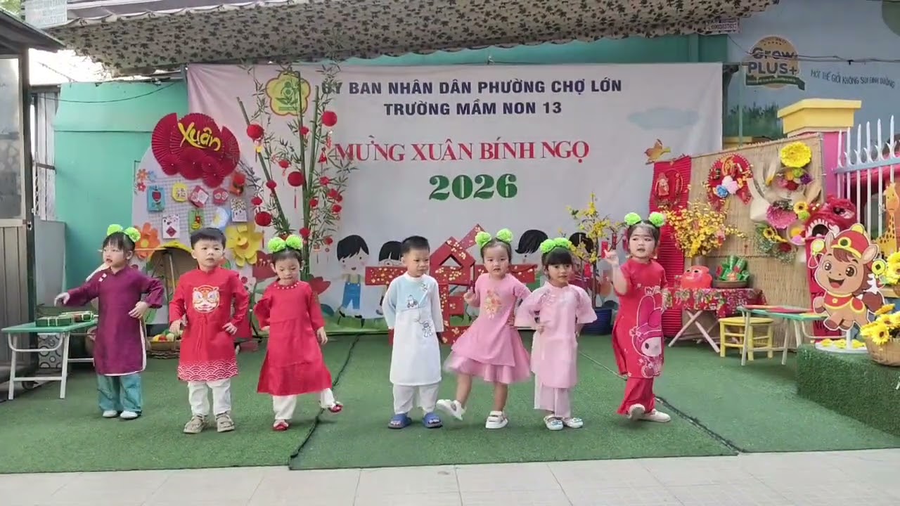 Múa Mừng Xuân mới.lớp Mầm.
