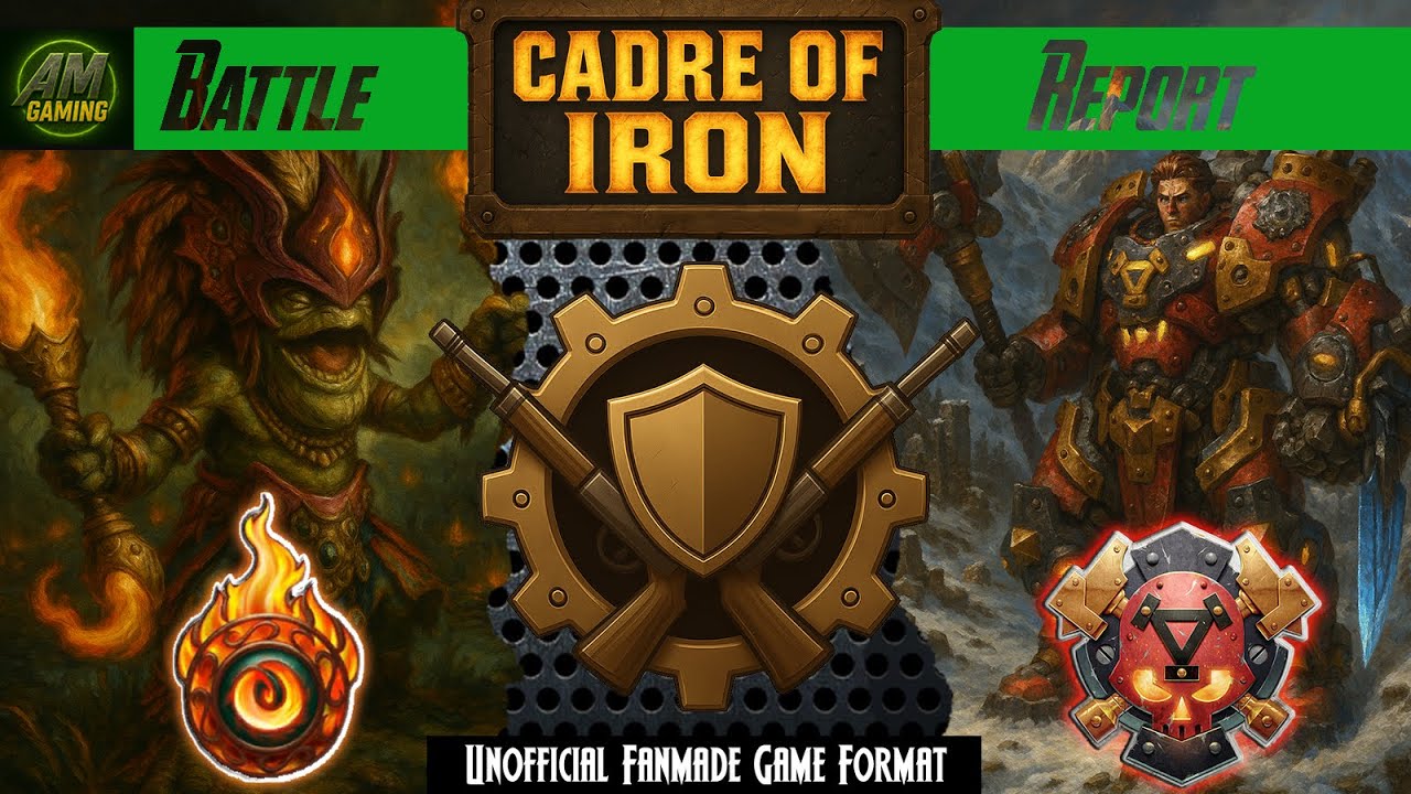 Khador (Sikora) vs Southern Kriels (Bagadibawm) | Warmachine Cadre of Iron
