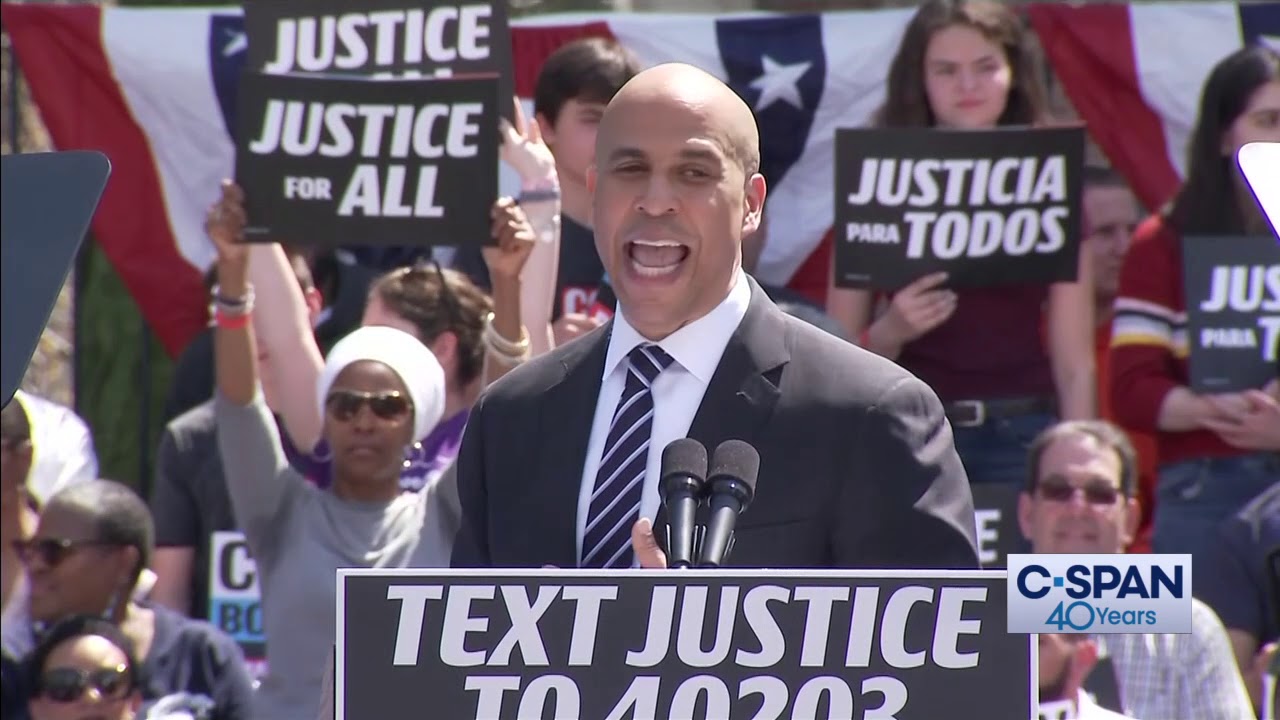 Cory Booker Presidential Campaign Announcement  (C-SPAN)