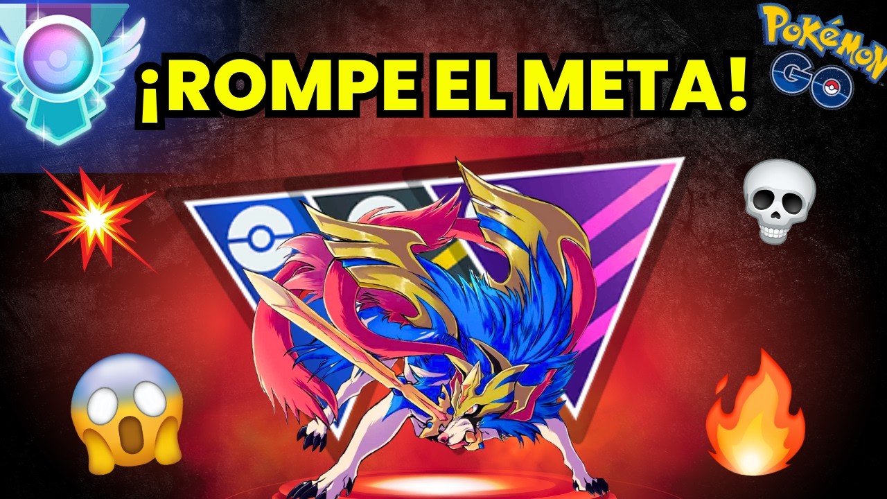 🔥¡ZACIAN ESPADA SUPREMA es el REY ABSOLUTO del PvP en Pokémon GO!🔥