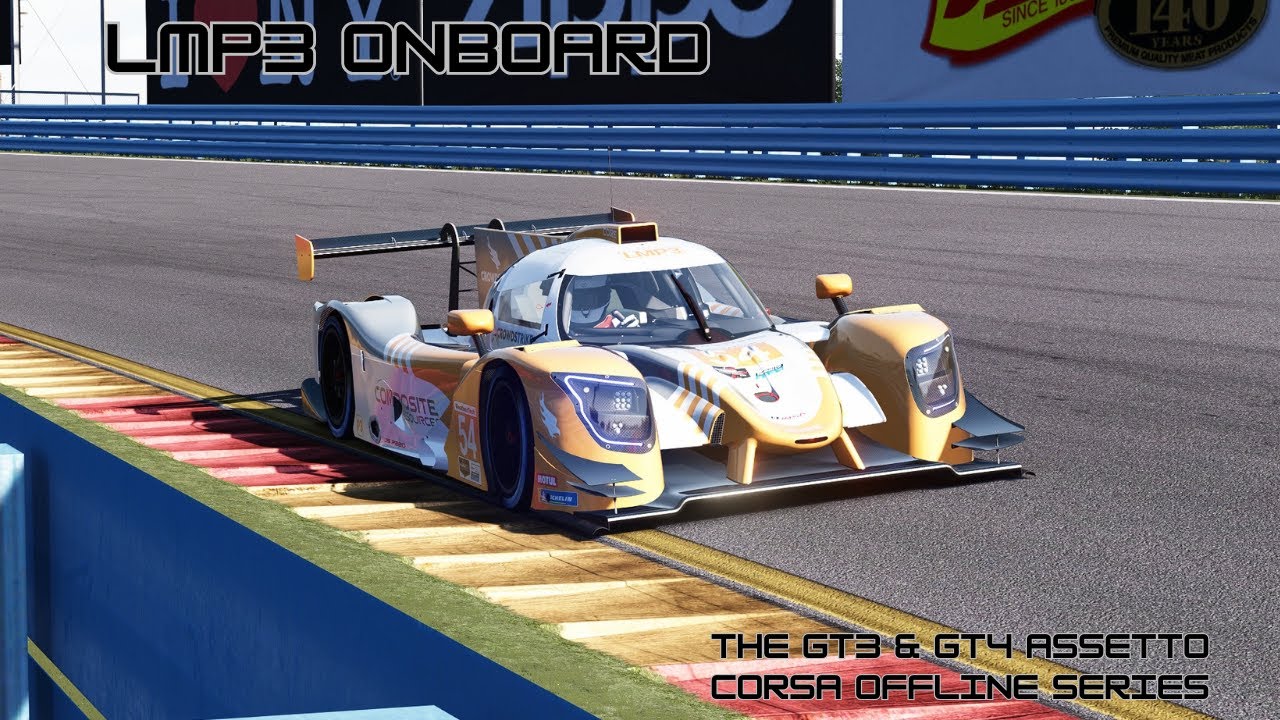 LMP3 Onboard at Watkins Glen: Aurata #54 Assetto Corsa