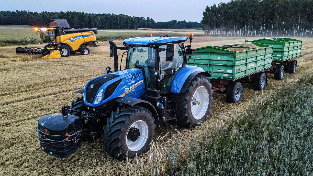 ŻNIWA 2023 - Jęczmień | Ferma Osipiak | Pierwsi w okolicy! | #newholland