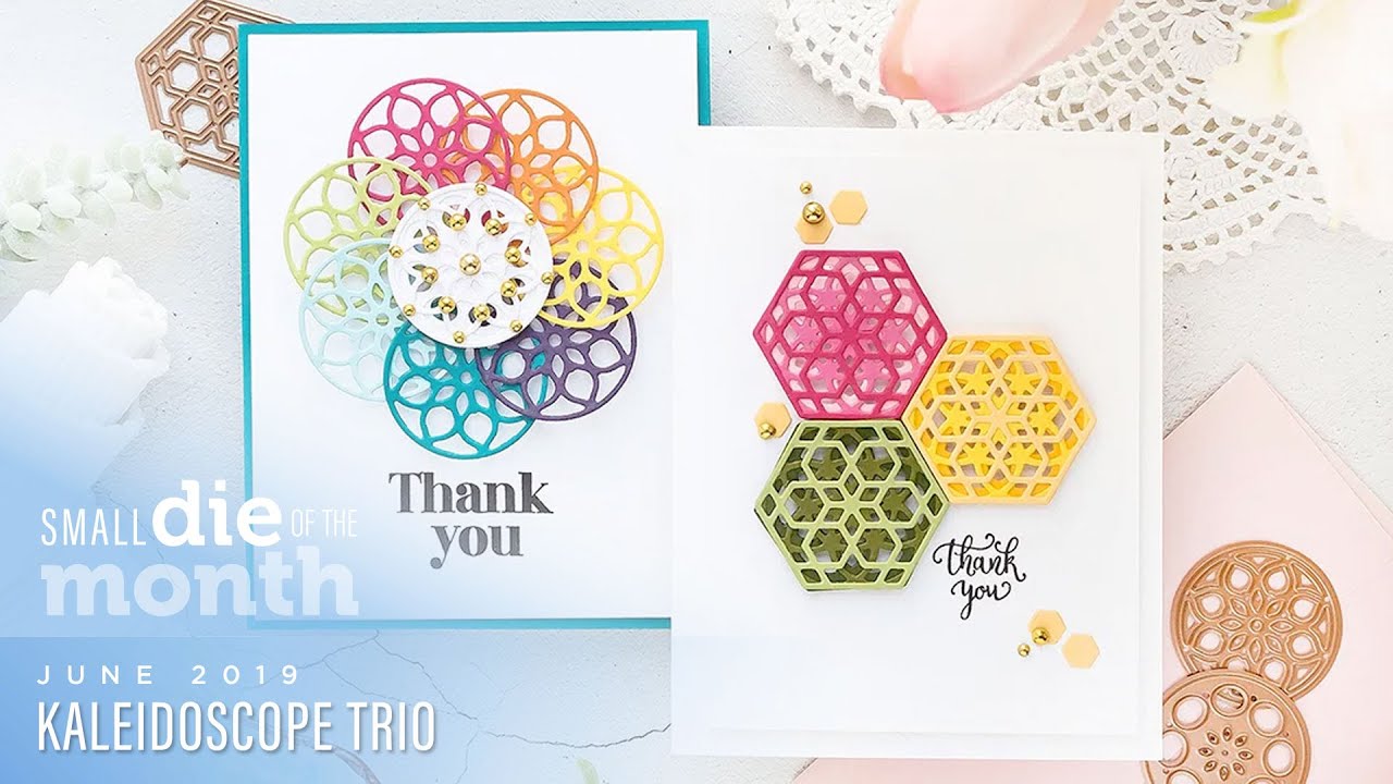 💡 BACK IN STOCK 💡 Spellbinders June 2019 Small Die Of The Month - Kaleidoscope Trio