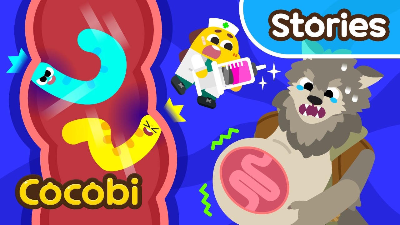 A Parasite inside the Werewolf's Tummy!😱 Monster Hospital Cartoon for Kids | Cocobi