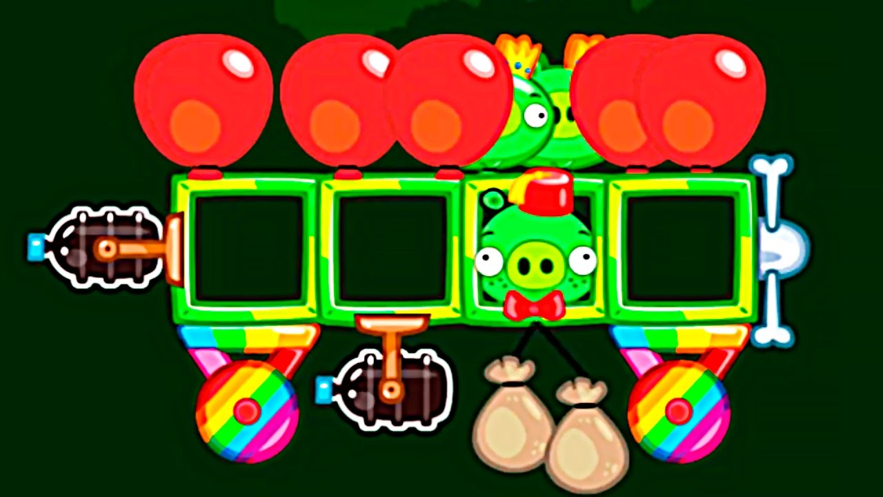 BadPiggiesHD Бонусные Уровни ШАРЫ #1! BadPiggiesHD Bonus levels balls!