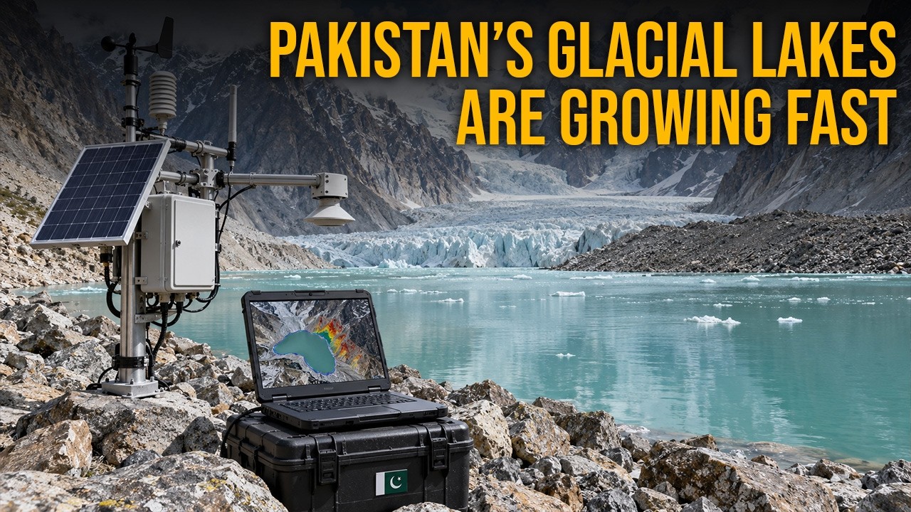 Pakistan&rsquo;s Glacial Lakes Are Growing Fast | GLOF Risk Explained