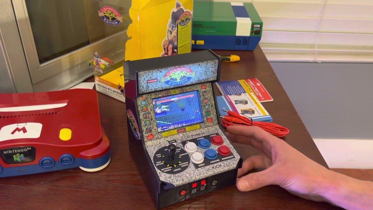 My Arcade Street Fighter 2 mini arcade first impressions and gameplay
