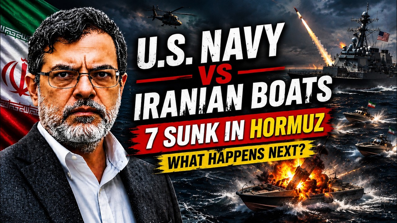 U.S. Navy vs Iranian Boats &mdash; 7 Sunk in Hormuz | What Happens Next? | Prof. Marandi