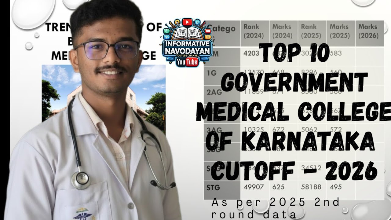 Karnataka top 10 Medical College Cutoff data 2026 and 2025 #karnatakaneet #karnatakamedicalcolleges 