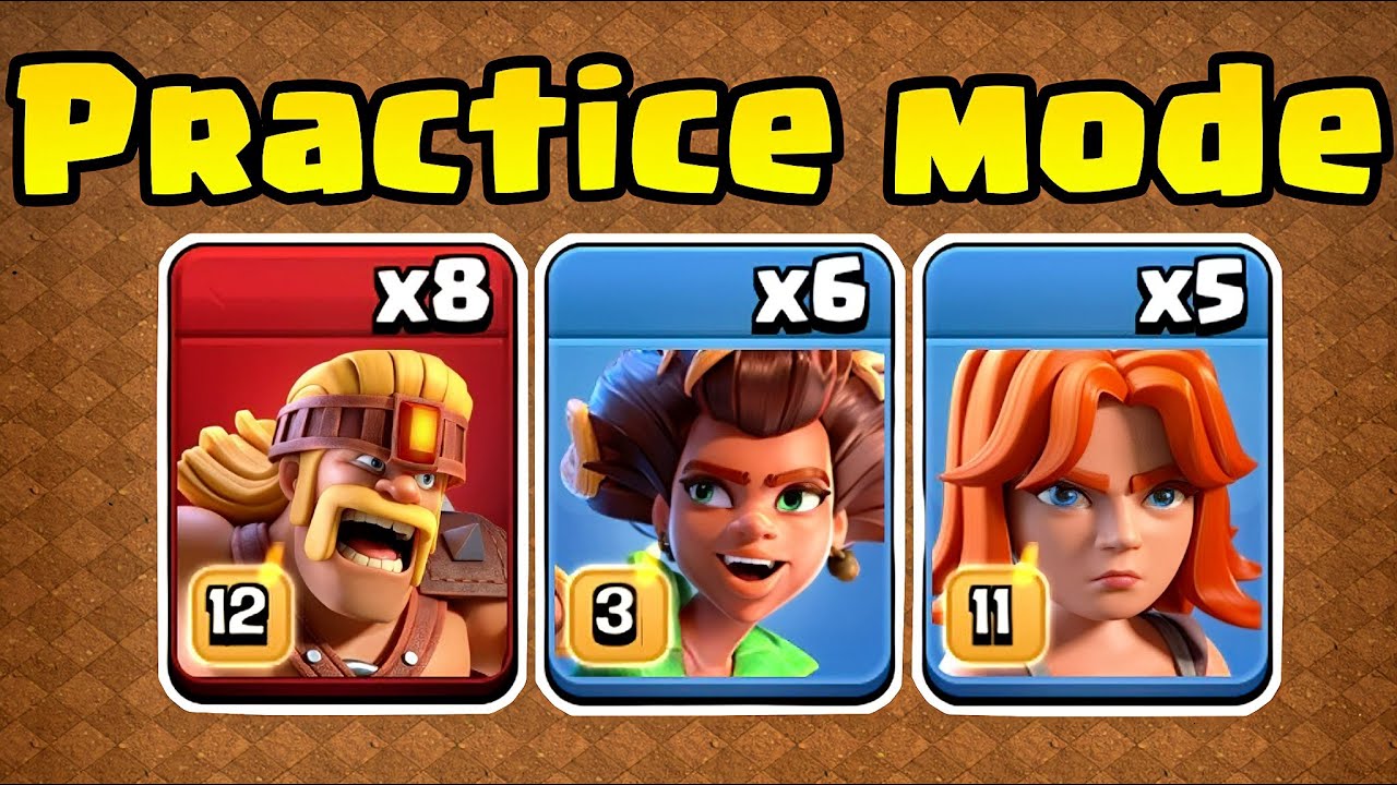 Nag practice ako ng Root Rider + Valkyries attack sa CWL