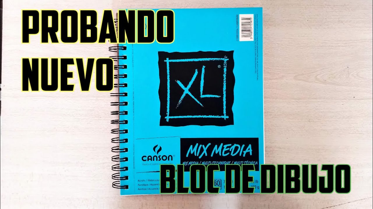 Probando bloc Canson Mix Media