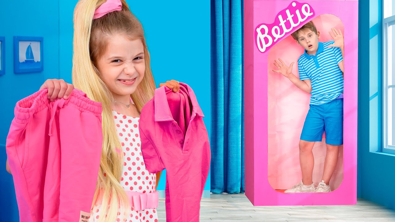 Eva y Wednesday juegan Pink vs Black y otras historias para niños