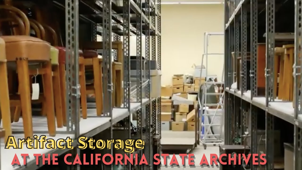 California State Archives Artifact Storage Room