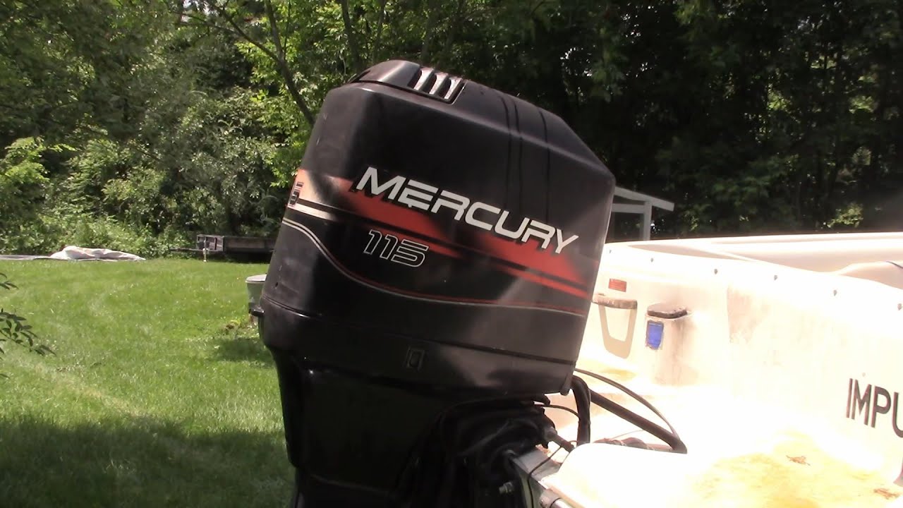 Mercury 115 2-Stroke Cold Starting and Idling Over an 11-Year Period of Time