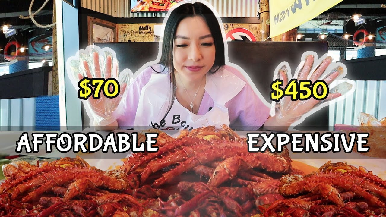 SEAFOOD - Affordable vs Expensive (The Boiling Crab)