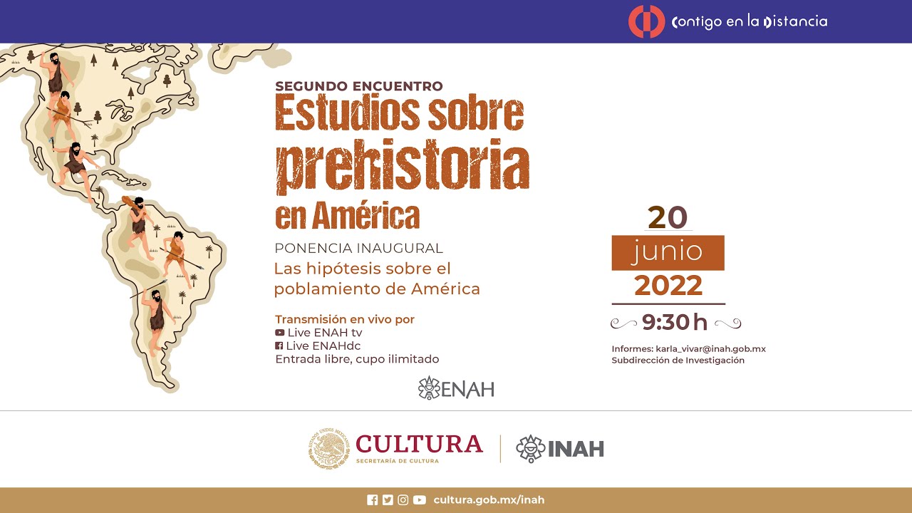 Inauguración y ponencia inaugural “Las hipótesis sobre el poblamiento de América”