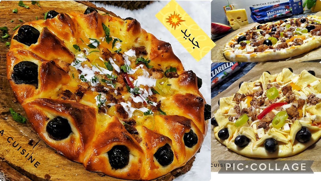 بيتزا المحلات🇩🇿 بعجينة خفيييفة وبززاف بنينة مع سر صلصة الطماطم🍅 بنتها بنة مش راح نزيدو تبدلو الوصفة💯