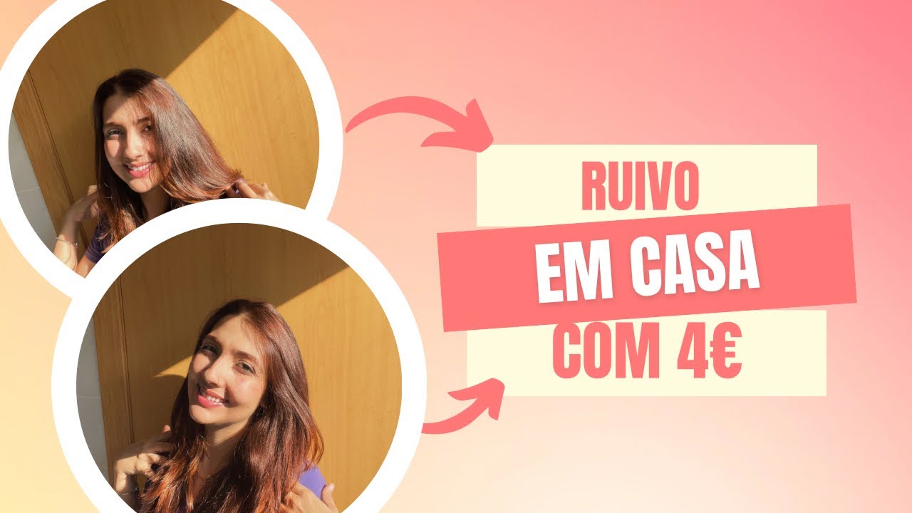 FIQUEI RUIVA 💇🏻‍♀️🦊 TINTA DE CABELO BARATA EM PORTUGAL 🇵🇹 testanto a tinta do Mercadona