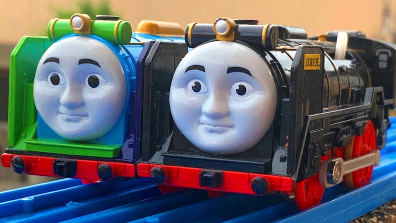 【ヒロの暴走】プラレールきかんしゃトーマス ヒロ＆パッチワークヒロがじこを起こす！ Milky Kids Toy