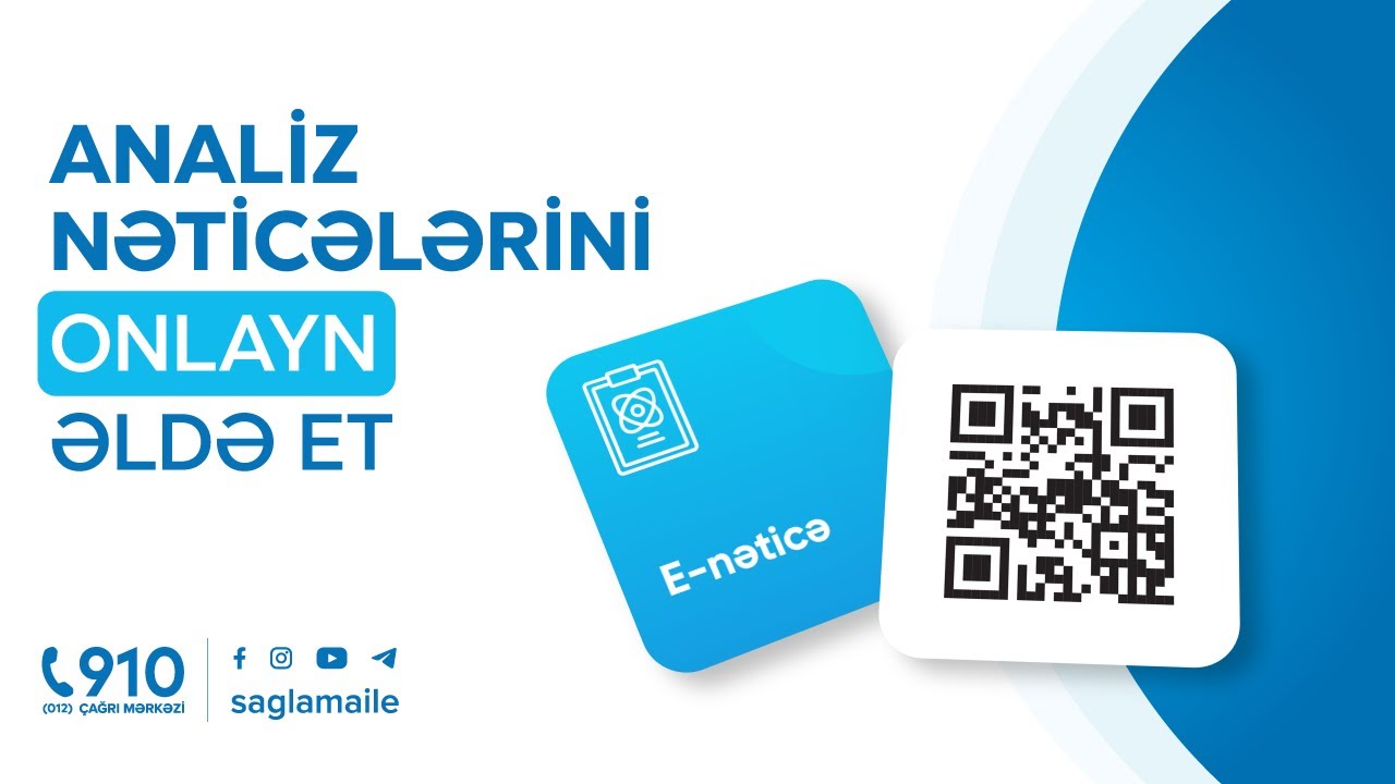 Laborator nəticələrin onlayn əldə edilməsi | Sağlam Ailə
