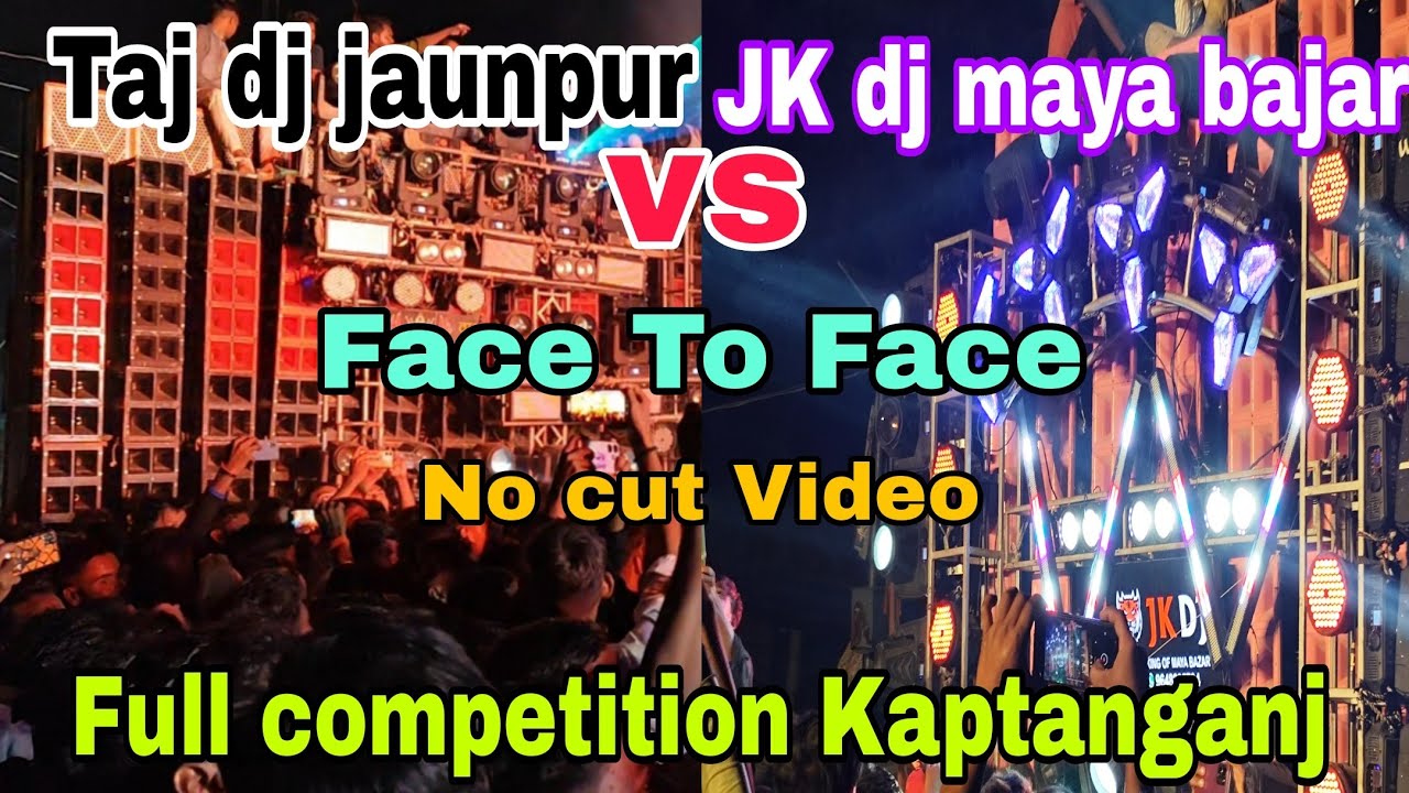 Taj dj jaunpur VS Jk dj maya bajar full competition 2024| murti visarjan 2024 | No Cut video | #2024