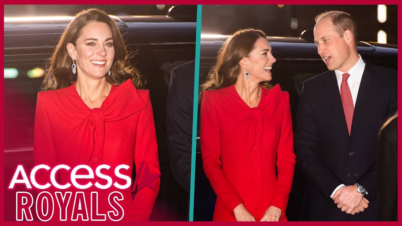 Kate Middleton Dazzles In Red Hosting Her First Christmas Concert