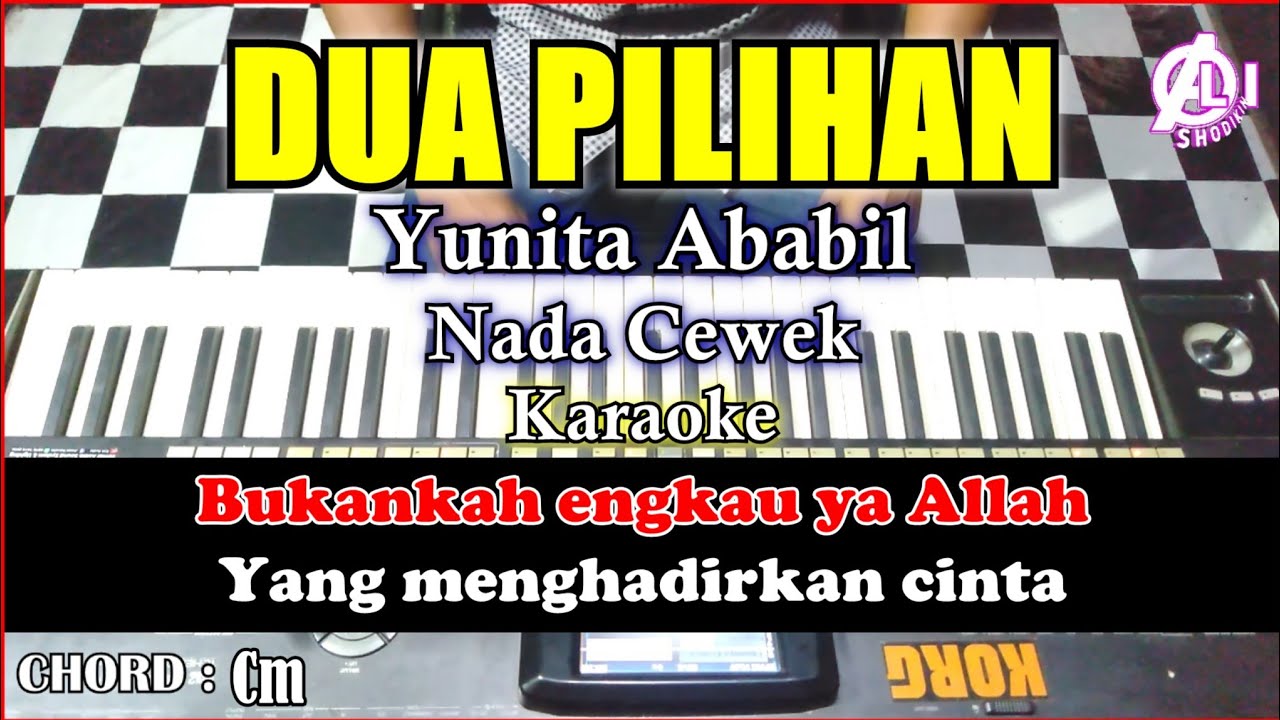 DUA PILIHAN Karaoke Yunita Ababil | Cover Korg Pa3x Nada Cewek